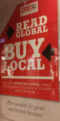 Linz Impressionen: buy local read global Linz Impressionen: buy local read global